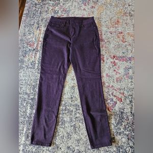 Maurice purple skinny jeans
